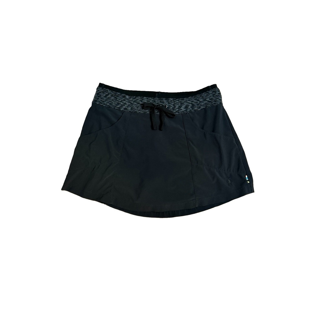 Smartwool Skort Womens XS Electra Lake Merino Wool Blend Active Drawstring Skirt